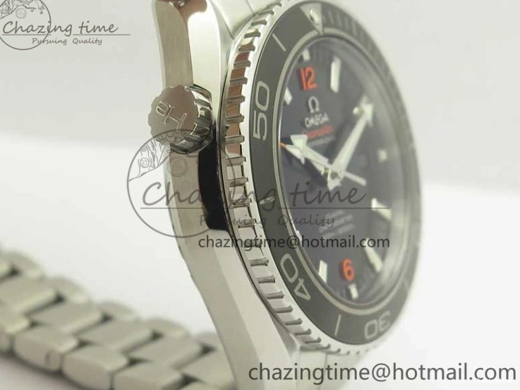 0204 Durable Planet Ocean Professional Ceramic Bezel 45.5mm 1:1 VSF Best Edition Orange Markers on SS Bracelet A8500 Super Clone 8052